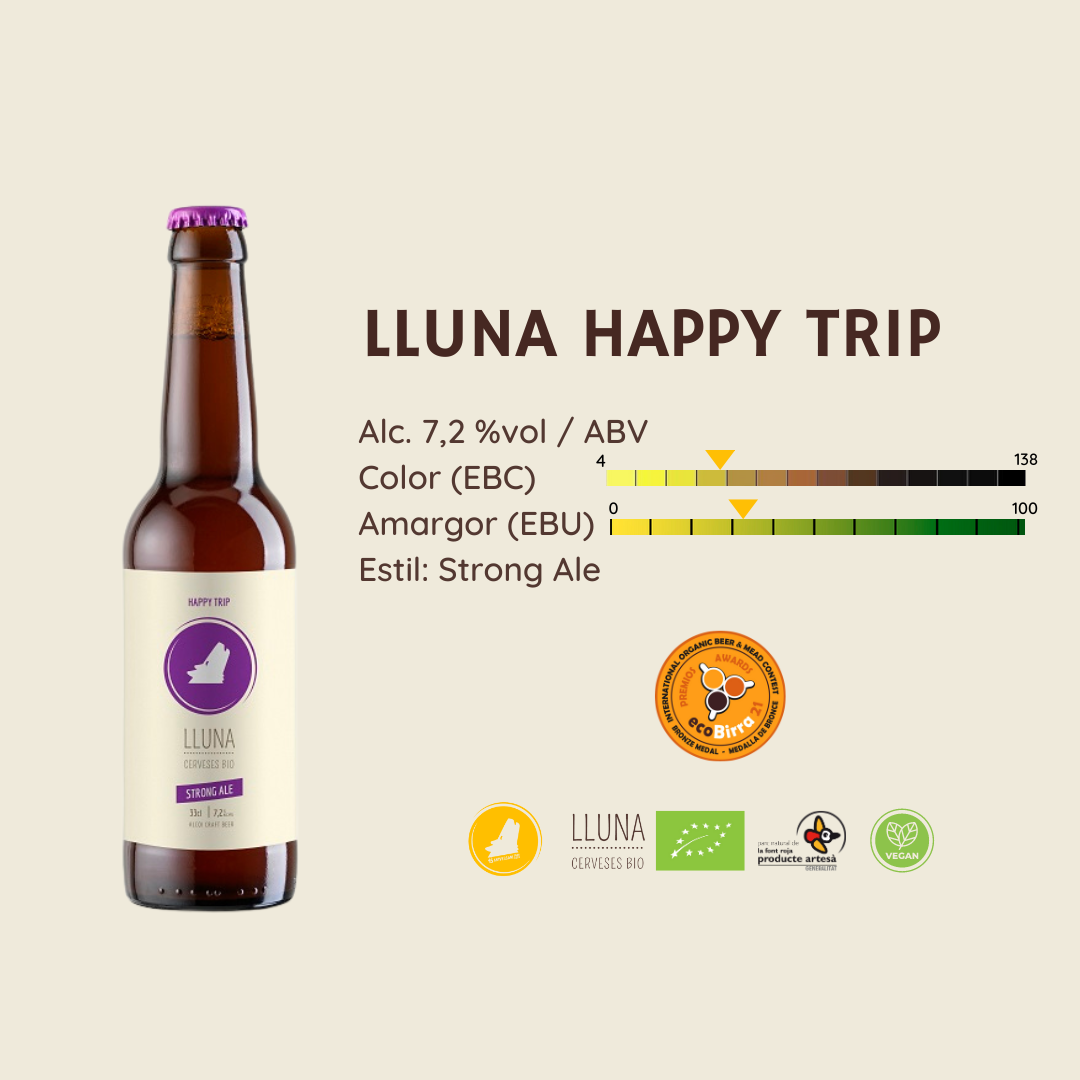 CERVEZA LLUNA HAPPY TRIP - CERVESES LLUNA