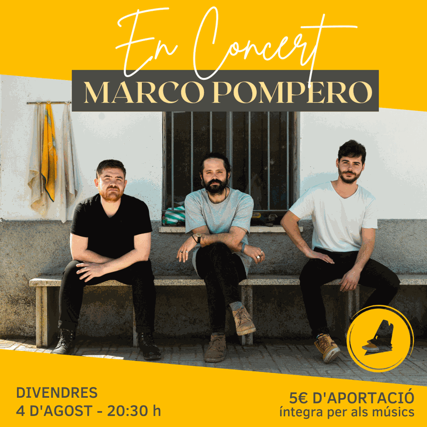 Marco Pompero en concert a Ca Na Lloba