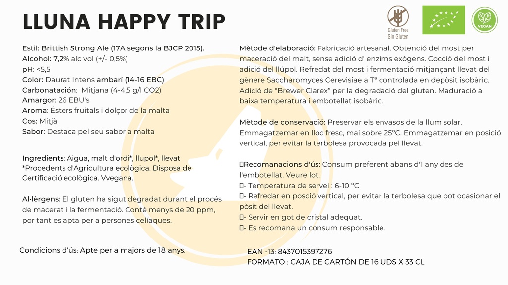 Happy Trip Bio 33 cl